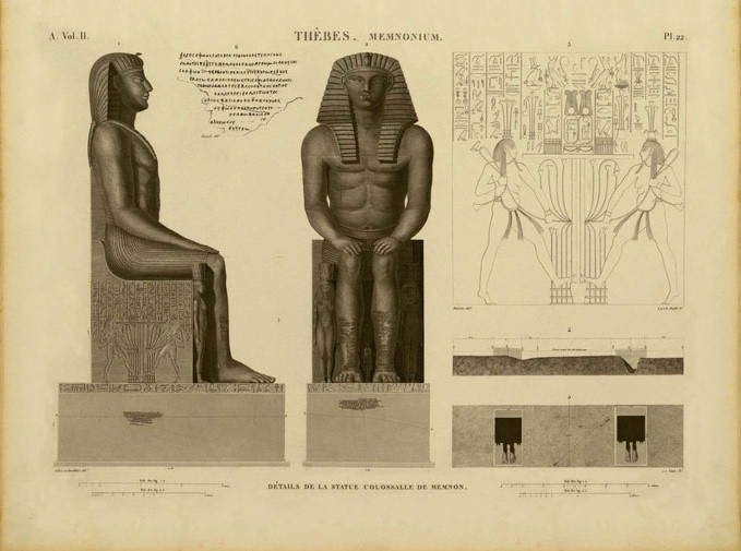 Memnon description de l'Egypte Tome 2 p.25