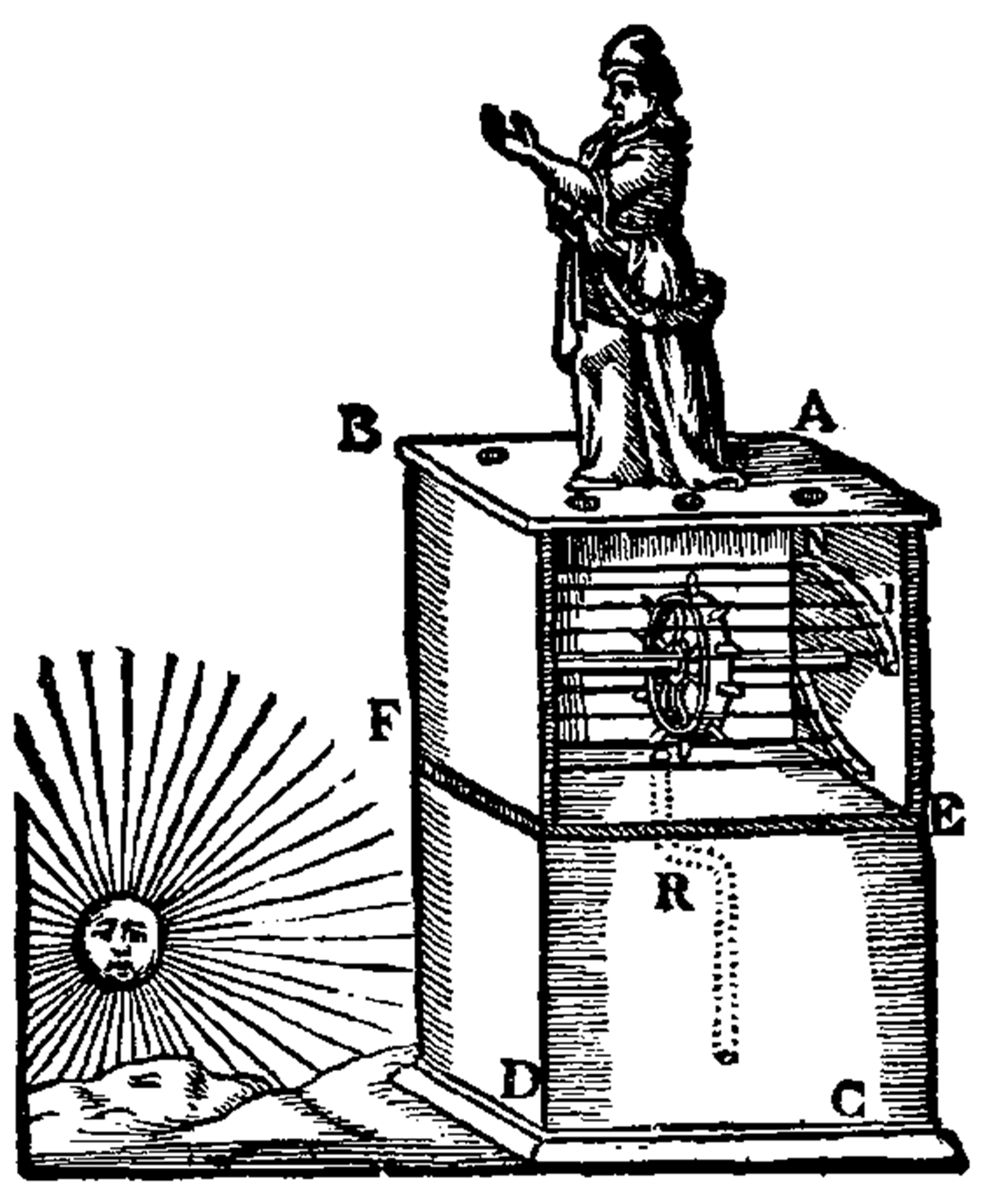 memnon vue par Athanasius Kircher