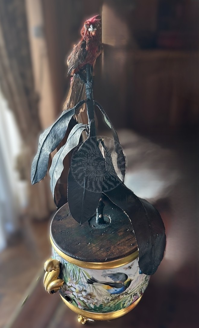 vase oiseau chanteur bontems vg