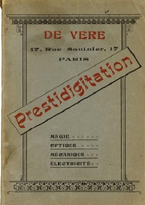 De Vere catalogue couv