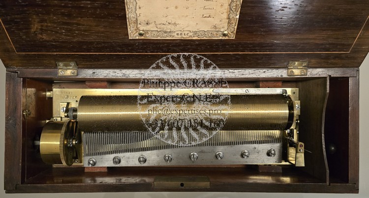 Lecoultre music box Musard quadrille 4