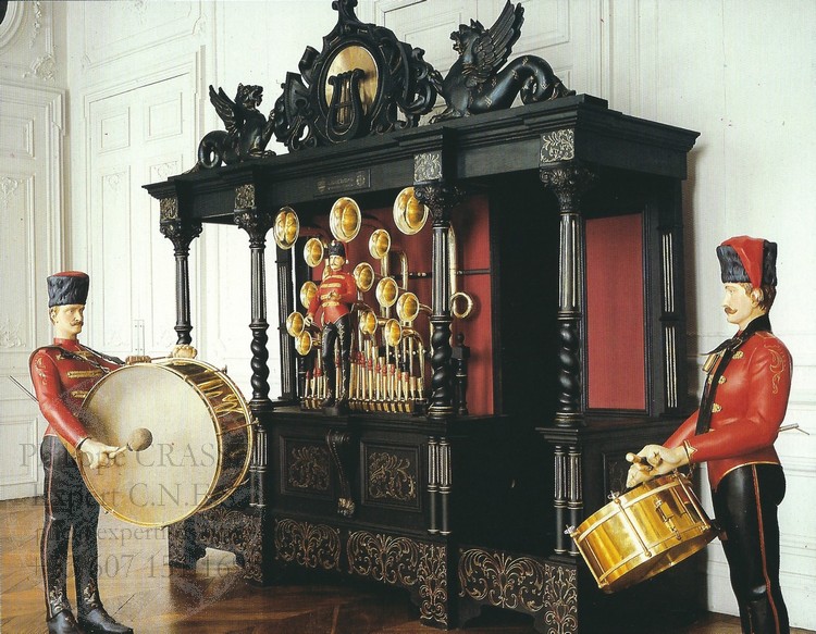 military band organ orgue de concert militaire Wurlitzer a rouleaux de papier